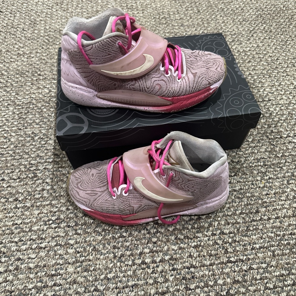 Nike Pink and Gray Sneakers